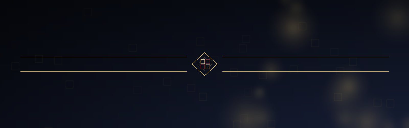 Decorative gold ornamental flourish on a dark casino editorial banner